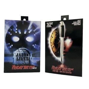 NECA Friday the 13th Part VI Jason Lives & VII New Blood Jason Voorhees Bundle